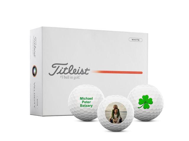 Titleist Velocity Personalized Logo Golf Balls