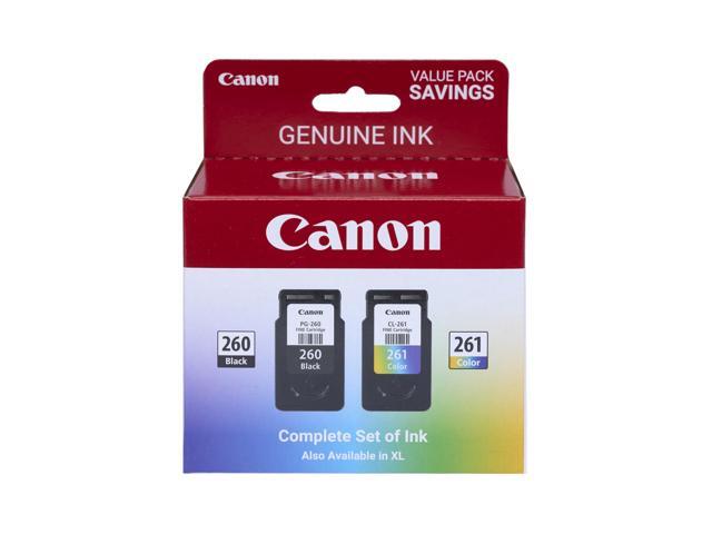 PG-260 / CLI-261 Genuine Ink Value Pack (2 Cartridges), Compatible with TS5320, TR7020 Compatible with TS5320, TR7020