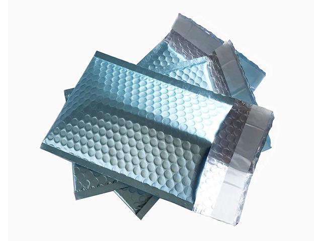 ProLine 200 Matte Metallic Bubble Padded Mailers #2 8.5x12 Inch Self Seal Padded Envelopes (200 Matte Ice Blue)