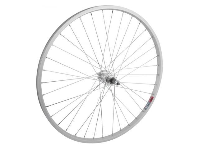 Rear Bicycle Wheel 26 x 1.5 36H, Alloy, 5/6/7 Speed Freewheel, Bolt On, Silver bike-wheels
