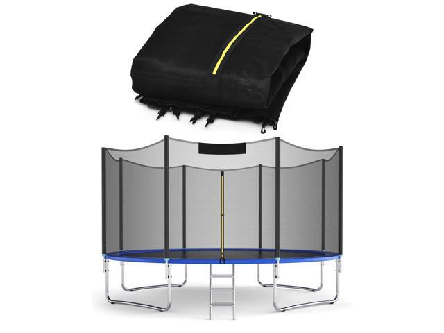 Trampoline Net Replacement for 8FT 10FT 12FT 14FT 15FT 16FT Round Frame Trampolines, Weather-Resistant Safety Enclosure Net with Double-Headed.