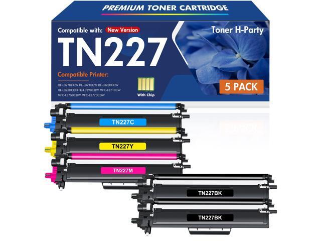 TN227 TN-227BK/C/M/Y High Yield Toner Cartridge TN-227 TN223 TN227BK/C/M/Y Compatible for Brother TN 227 TN-223BK/C/M/Y MFC-L3770CDW HL-L3270CDW.