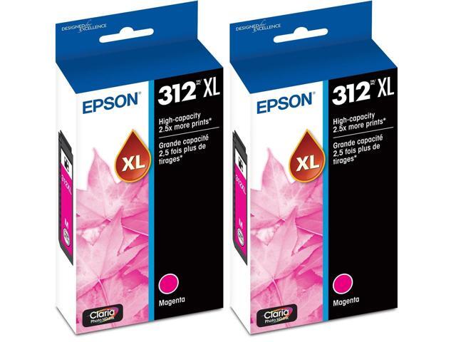 T312 Claria Photo HD -Ink High Capacity Magenta -Cartridge (T312XL320-S) for Select Expression Photo Printers (Pack of 2)
