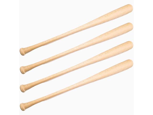 4 Pack Craft Quality Wooden Blem Baseball Bat