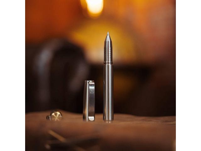 Base Line Capped Pen (Titanium - Raw)