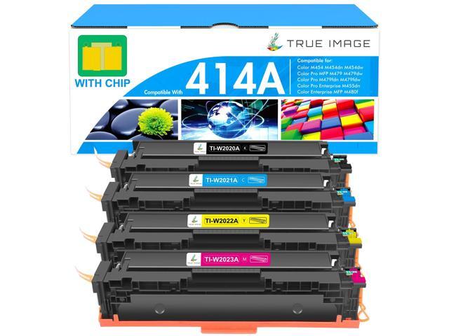 414A Toner Cartridges 4 Pack for HP414A 414 414X W2020A MFP M479fdw M454dw Compatible for HP Color LaserJet Pro MFP M479fdw M454dw M479fdn M479dw.