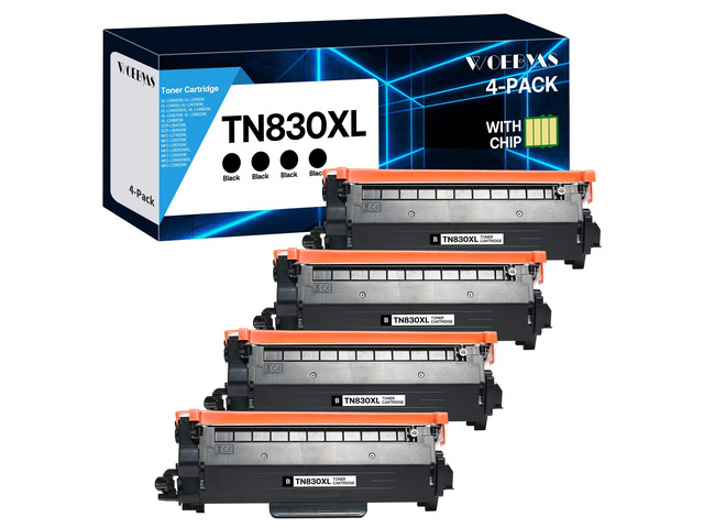 TN830XL Toner Cartridge Compatible Replacement for Brother TN830XL TN830 XL/V/R TN 830 for Brother DCP-L2640DW HL-L2460DW HL-L2480DW HL-L2400D...