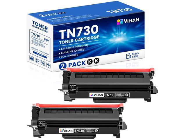 TN730 TN-730 Toner Cartridges Black Replacement for Brother TN730 TN-730 MFC-L2710DW HL-L2395DW HL-L2350DW DCP-L2550DW MFC-L2750DW Toner Printer (2.