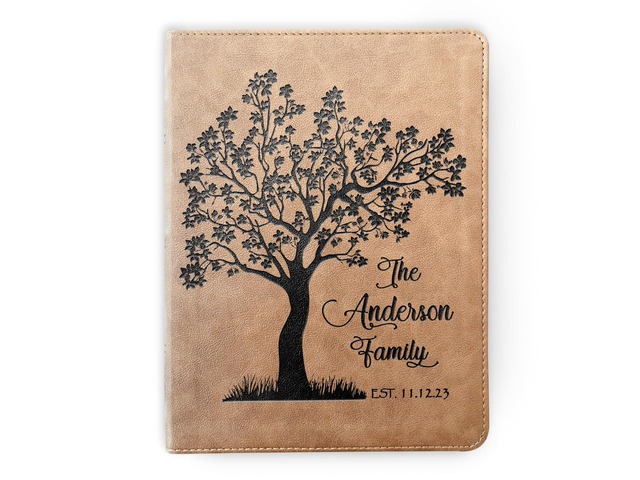 Personalized Family Bible, Custom Engraved KJV Wide-Margin Family Bible for Wedding, Christian Gifts for Wedding