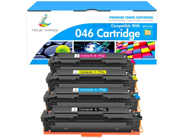 046 Toner Cartridge Set 046H MF733cdw for Canon 046 CRG-046 4 Pack Compatible for Canon Color ImageCLASS MF733Cdw MF731Cdw LBP654Cdw MF735Cdw...