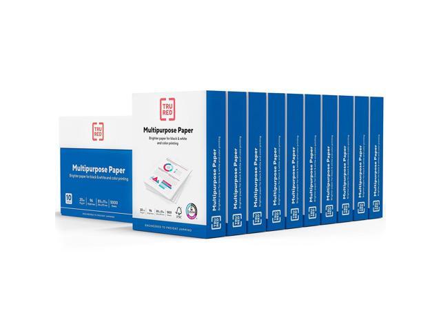 TRU RED Printer Paper, 8.5' x 11' -inch, 20 lbs., For Office, School & Home
