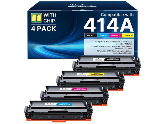 414A Replacement for HP 414A Toner Cartridges 4 Pack M479fdw compatible with hp 414a 414x toner cartridges 4 pack M479fdw M479fdn M479dw M454dw...