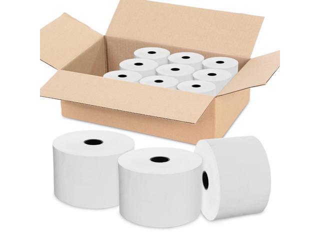 (24 Rolls) 2 5/16' x 400' Thermal Paper Receipt Rolls, Pay At The Pump Gas Station Verifone Rolls for Gas Pump Paper Rolls BPA Free