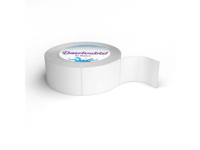 Blank White 1 X 2 Dissolvable Food Labels - Washes Off Qucikly No Residue - for Food Prepe and Rotation, Canning and More! Made in The USA (24 Pack)