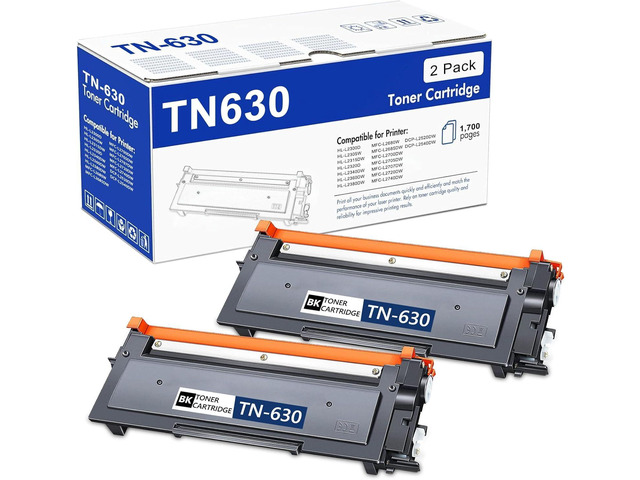 TN630 Toner Cartridge Replacement for Brother TN-630 Toner Cartridge Black High Yield Work with HL-L2300D HL-L2380DW HL-L2320D DCP-L2540DW...