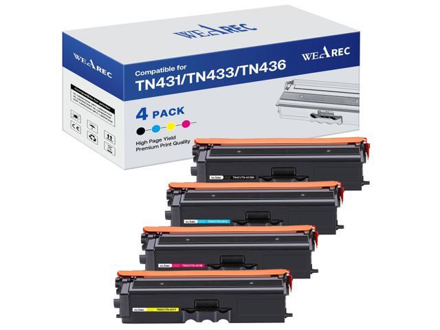 TN431 Compatible Replacement for Brother TN-431 TN433 TN-433 TN436 TN-436 Toner Cartridges for Brother HL-L8260CDW HL-L8360CDW MFC-L8610CDW.