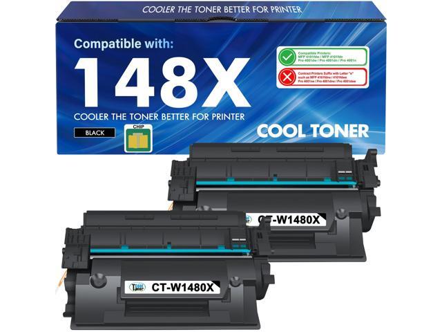 148X Toner Cartridge Black High Yield 4001n MFP 4101fdw 148A W1480X W1480A Compatible for HP148X 148A for HP LaserJet Pro MFP 4101fdw 4101fdn Pro...