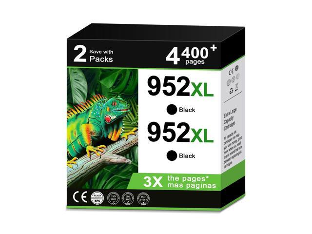 952XL Ink Cartridges Black Color Combo Pack for HP 952 XL Compatible for HP952 with OfficeJet pro 8710 8720 7740 8725 8210 8715 8702 8740 7720 8730...
