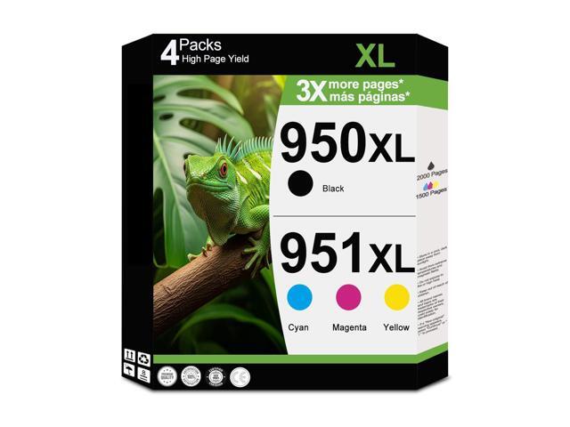 950XL 951XL Ink Cartridges Compatible Replacement for HP 950 951 XL Combo Fit for OfficeJet Pro 8600 8610 8615 8620 8625 8630 8640 8660 8100 8110...
