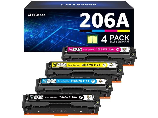Compatible Toner Cartridge Replacement for HP 206A 206X for Color LaserJet Pro MFP M283fdw M283cdw M283fdn M282mw Pro M255dw M255nw M283 M255.