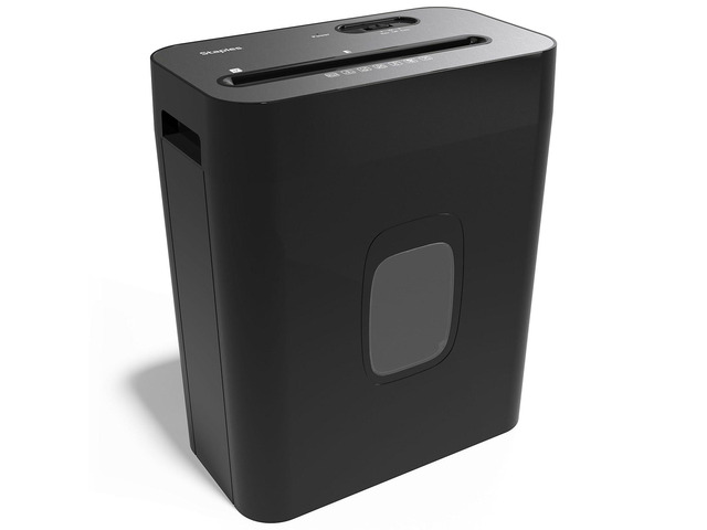 12-Sheet Cross-Cut Paper Shredder, Shreds Credit Cards/, Quiet Home Office Paper Shredder, Auto Start/Stop, Anti-Jam, 4.25 Gallon, Black