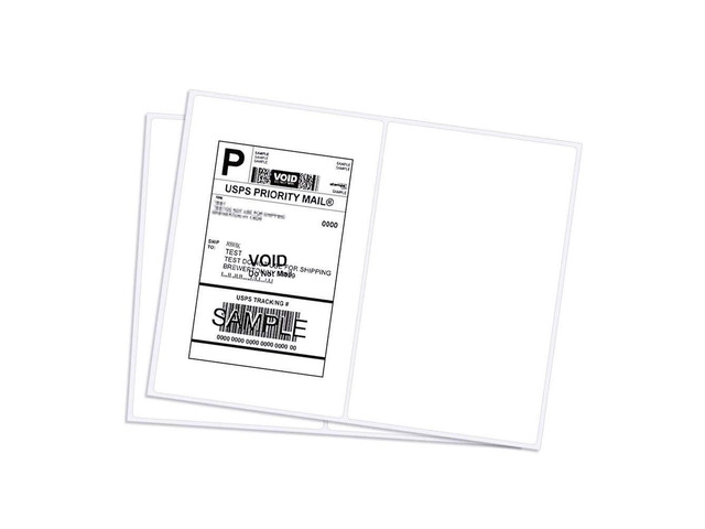 Shipping Labels with Round Corner, 8.5 x 5.5 Inches Half Sheet Self Adhesive Shipping Address Labels for Laser and Inkjet Printer (2000 Labels)