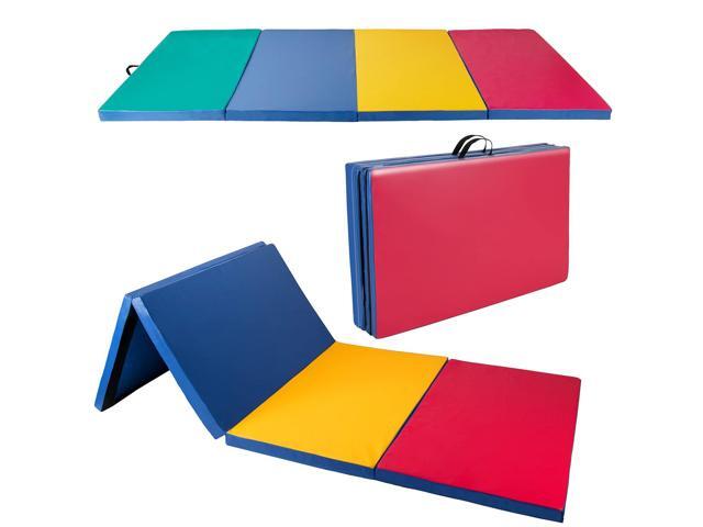 4'x8'x2 Thick Folding Gymnastics Exercise Mat Aerobics Stretching Yoga Mats