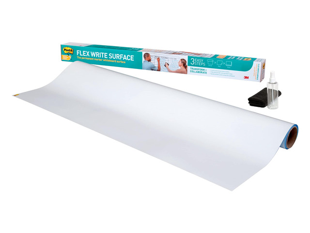 Easy Erase Permanent Marker Whiteboard Surface Permanent Marker Wipes Away with Water 4 ft X 3 ft White Dry Erase Whiteboard Film