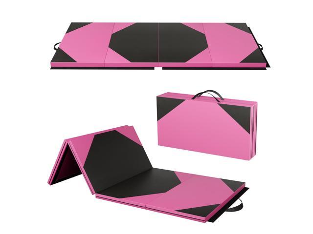 4'x8'x2 Thick Folding Gymnastics Exercise Mat Aerobics Stretching Yoga Mats