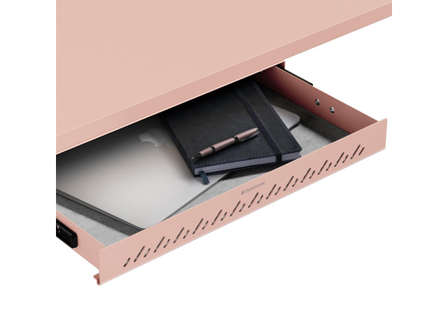 Under Desk Drawer Hidden Under-Desk Storage Organizer, Easy Install, Large Capacity Metal Sliding Drawer for Home Office, Standing Desk &...
