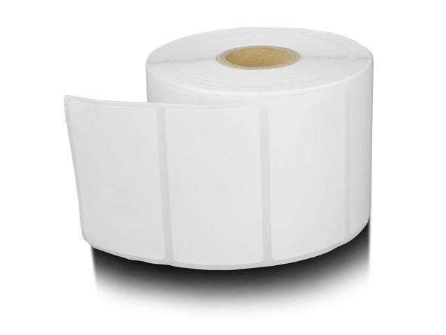 2.25' x 1.25' Removable Direct Thermal Labels Compatible with Rollo & Zebra Desktop Printers, 1' Core, Perforated, Water & Oil Resistant, 10...