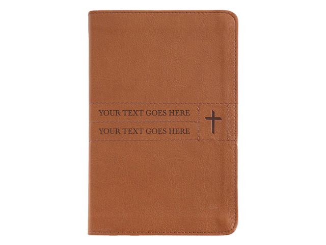 Personalized NIV Small Compact Bible New International Version Faux Leather Holy Bible Small Print with Debossed Custom Name Up to 2 Rows of Text,...