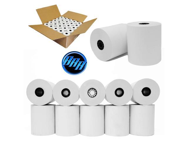 3 1/8' x 190' (50 POS Rolls) Bpa Free Thermal Receipt Printer Paper 318190