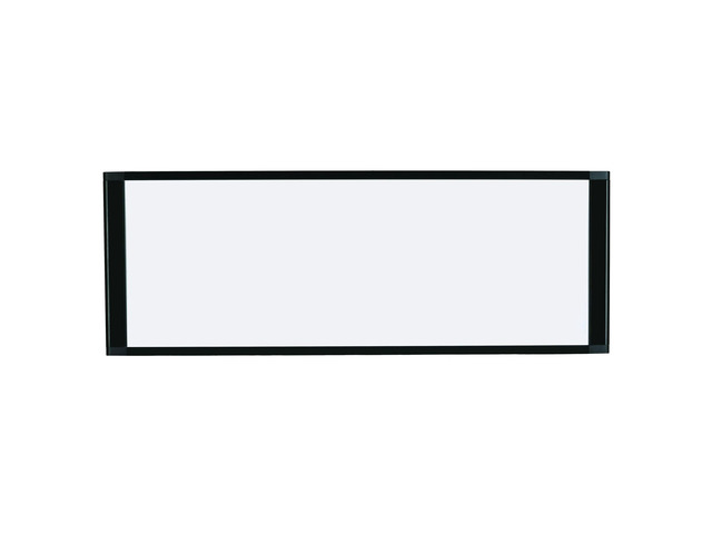 Personal Cubicle Dry Erase White Board, Magnetic, Extra Wide, 14' x 36', Black Aluminum Frame (MA16007705-550)