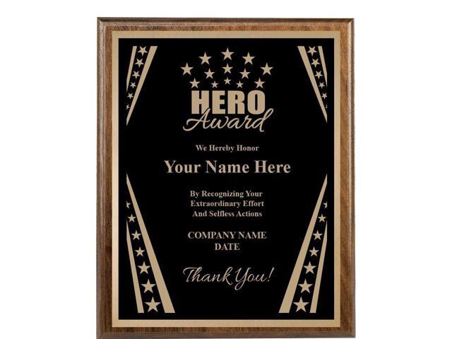 Custom Plaque, 8x10 Recognition Trophy Corporate Award