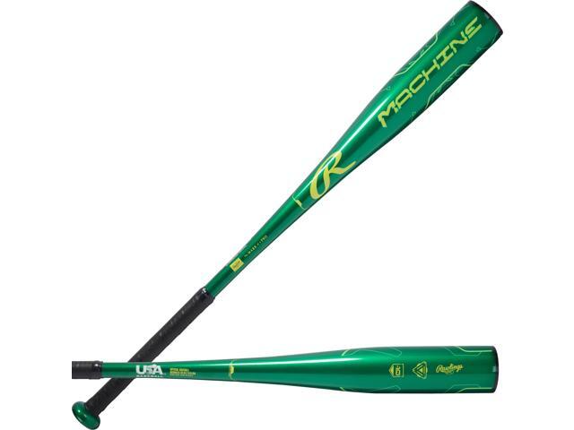 Machine Baseball Bat USA 10 Drop 2 5/8' Barrel 1 Pc. Alloy