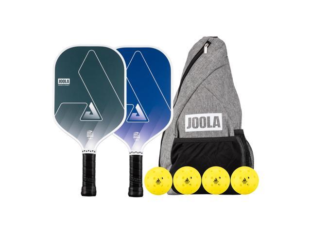 Seneca Onset Pickleball Paddles Set of 2 - Includes: 2 Pickleball Paddles, 4 Balls & Sling Bag - Lightweight USAPA Approved Sand Blasted Surface.