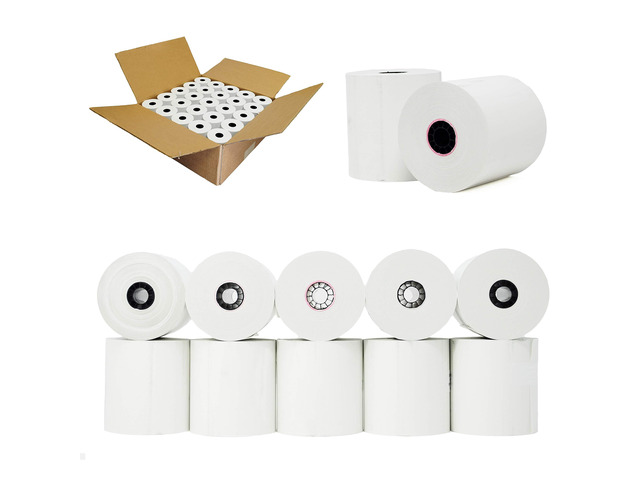(55GSM) 3 1/8 x 273 Thermal Paper Roll [50 Rolls] Bpa Free Paper for TM-T88III, TM-T88IV, TM-T88V, TSP100, CT-S300, CT-S2000, M129B, M129C