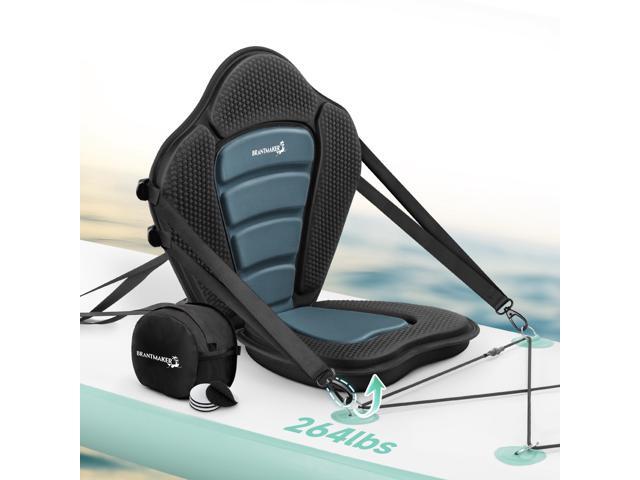 Thickened Kayak Seat, Universal Paddle Seat with 3 Color Extra-Thick Cushion, High-Back Support, Universal Fit, Secure Fit, Large.