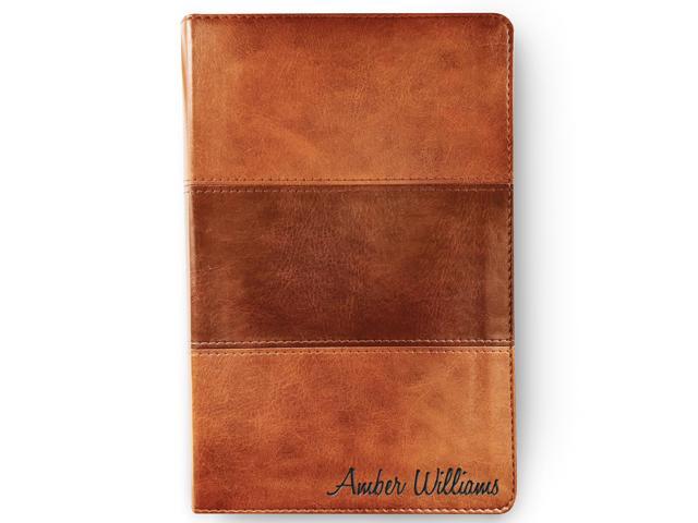 Personalized KJV Bible with Name Engraved, Large Print Reference Indexed Bible, Custom Engraved Name, King James Version Baptism Gifts