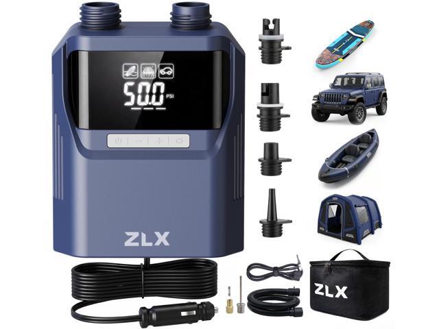 Paddle Board Electric Pump, 50PSI SUP Pump, Paddleboard Accessories High Pressure Portable Air Pump, Auto-Off, Dual Stage Inflation & Deflation,...