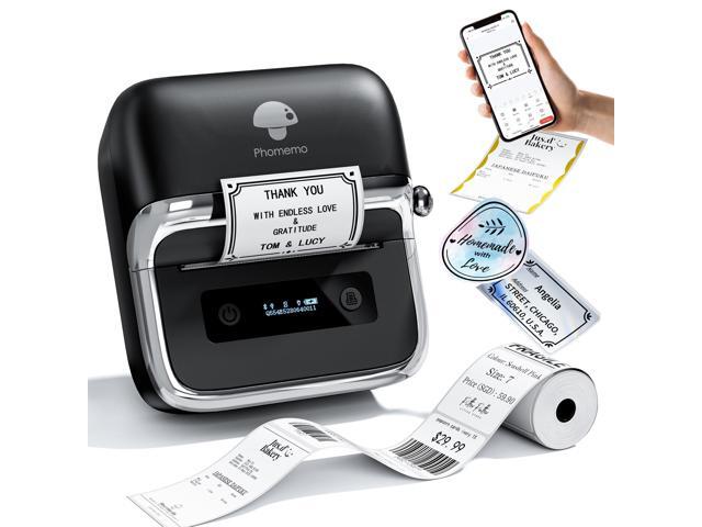 M250 3 Inch Label Maker Machine with 100 Labels, 40x30mm 2026 Upgrade Portable Barcode Label Printer for Business, Home, Logo Label, Thermal...
