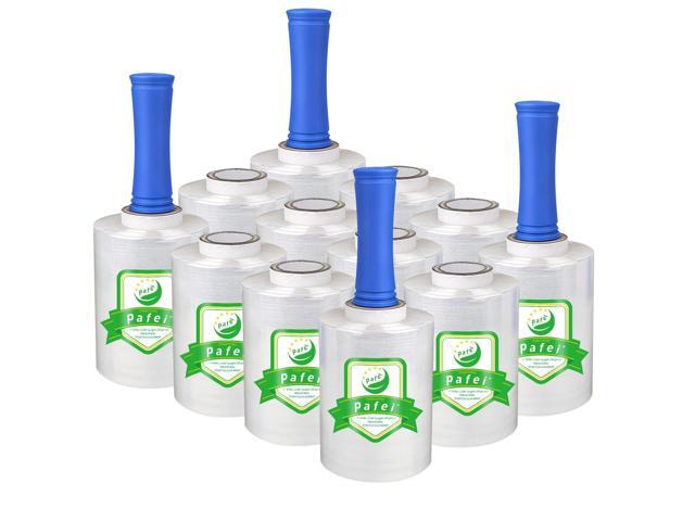 5 inch Plastic Stretch Film Shrink Wrap Roll for Moving -12 Rolls 80 Gauge 500% Stretch Cling Wrap, Mini Plastic Saran Wrap, For Moving, Packing,...