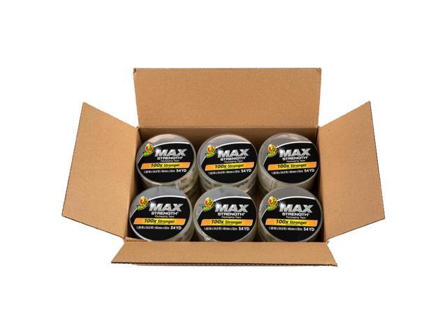Max Strength Clear Packing Tape Refills 12 Rolls of Maximum Strength Heavy Duty Packaging Tape for Shipping & Moving, Strong Packing Tape for.