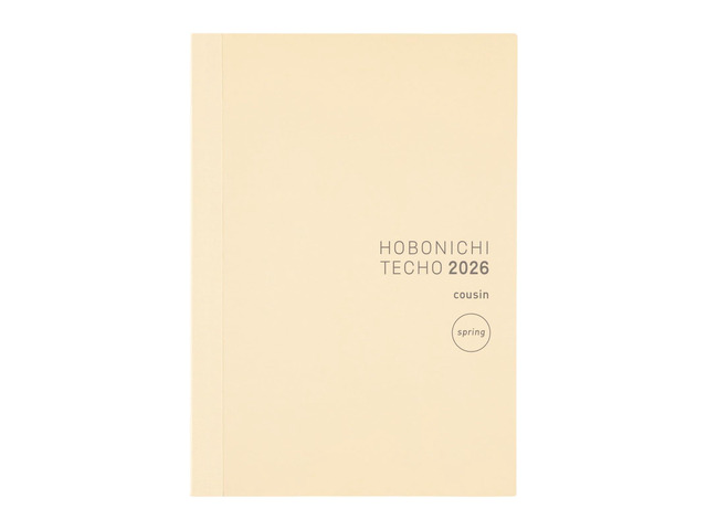 Hobonichi Techo 2026 Cousin Book A5, Japanese, Daily, April Start, Monday Start, Planner