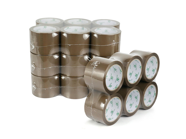 Brown Packing Tape 3 inch Wide, 2.7 Mil x 60 Yards, 24 Refills Rolls Bulk Heavy Duty Wide Packing Tape 3inch for Moving, Shipping and Storage
