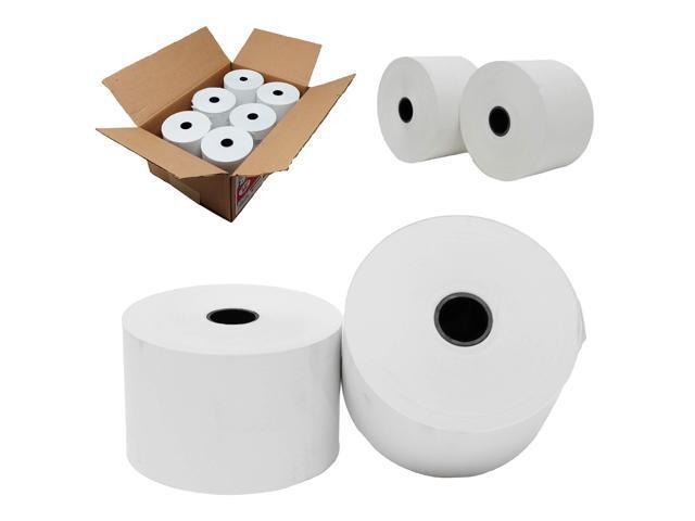2 5/16' x 400' thermal receipt paper rolls (12 Rolls) for Dresser Wayne Gas System Receipt Paper/Island Printer Pay-At-The-Pump Thermal Paper BPA Free