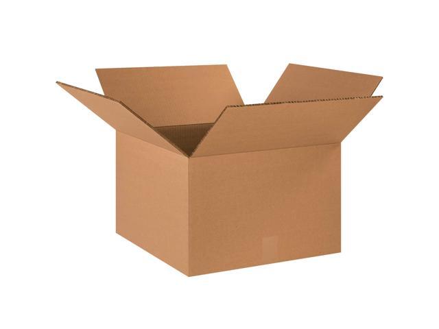 HD181812DW Heavy-Duty Double Wall Corrugated Cardboard Box 18' L x 18' W x 12' H, Kraft, for Shipping, Packing and Moving (Pack of 10)