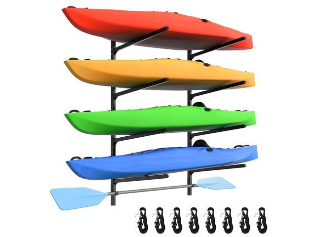 Kayak Storage Rack, Kayak Wall Mount Rack, Kayak Rack for Garage, Adjustable Kayak Racks for Hanging Indoor Outdoor