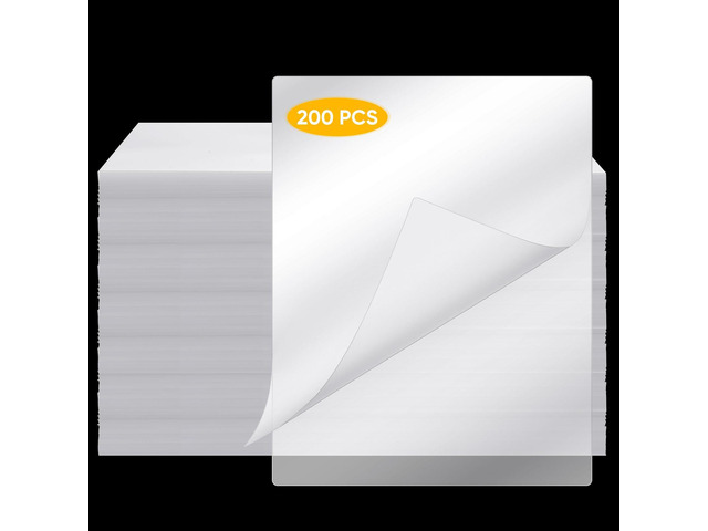 200 Pack 10 Mil Laminating Pouches Thermal Sheets,9 x 11.5 Inch Laminating Letter Size Clear Plastic Paper Hot Glossy Sheets Office Supplies